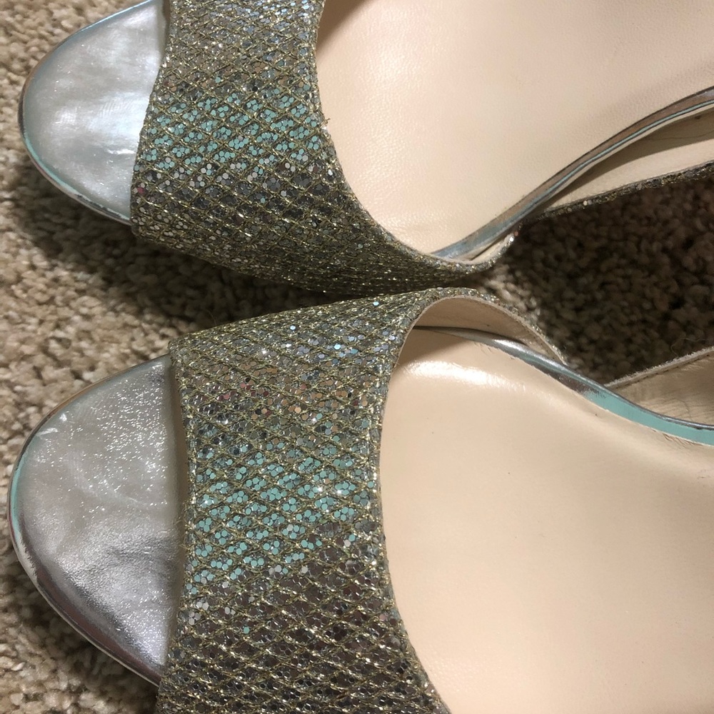 Cole Haan Silver Heels